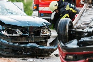 A severe car collision where an Auto Accident Lawyer for East Peoria IL is necessary