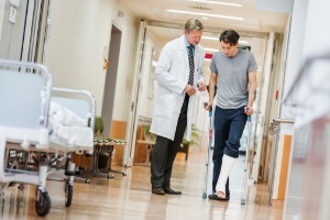 A patient recovering after an accident and needing to talk with an Injury Attorney for Pekin IL